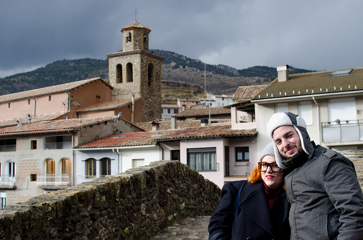 On the road, Pobla de Lillet